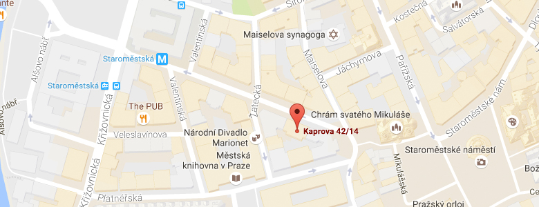 Kaprova 42/14, 110 00 Praha 1